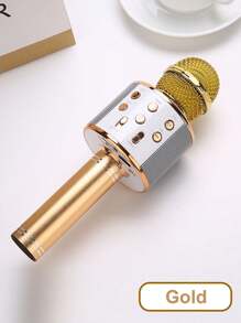1pc Wireless Microphone Singing And Audio Integrated Home KTV Mobile Phone Music Speaker Karaoke Singing Suitable For Teenagers And Adults To Spend Time Party Interactive Entertainment