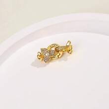 1pc Diamond Gold Chain Bracelet Universal Chain DIY Accessories - Multicolor - View 5