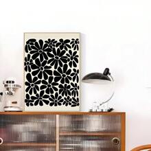 1 件北欧简约墙壁艺术复古花卉动漫艺术海报艺术品家居装饰无框架