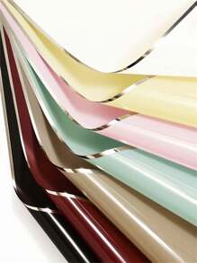 10/20 张，鲜花包装纸，花束包装纸，银边包装纸，鲜花包装纸，金边韩式包装纸，用于 DIY 工艺礼品包装装饰花卉用品，22.4 X 22.4 英寸，包装纸，薄纸，花束用品，圣诞节情人节 - 多色 - 查看 10