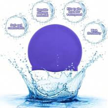 Lot de 6 bonnets de bain en silicone pour adultes, imperméables, durables, antidérapants, élastiques