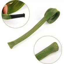 170cm 35mm/67in 1.4in Fishing Rod Socks Sleeve Cover, Braided Mesh Reusable Rods Pole Telescopic Protector Bag, Fishing Tools Accessories - Multicolor - View 9