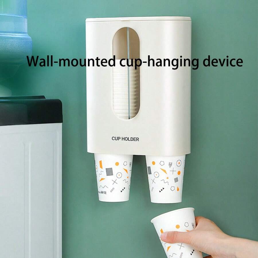 1pc Dustproof Automatic Cup Dispenser, Universal Waterproof Paper Cup ...