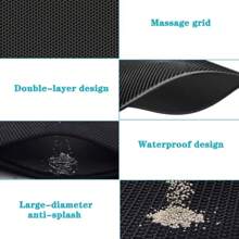 1PC Cat Litter Mat With Gift Double Layer Waterproof Pet Litter Box Mat Non-Slip Sand Cat Pad Washable Bed Mat Clean Pad Products