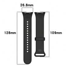 Offizielles Silikon-Uhrenarmband kompatibel mit Redmi Watch 4/5 Smartwatch, Armband-Zubehör, Armband-Austausch kompatibel mit Xiaomi Mi Band 9 Pro/8 Pro