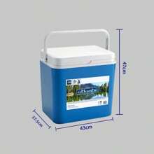 Enfriador portátil aislado de galón, enfriador duro con retención de hielo y mango resistente, ideal para playa, picnic, campamento, portón trasero, comestibles