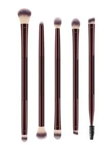 7/5/3件套软毛化妆刷套装，包含散粉刷、腮红刷、轮廓刷、粉底刷、鼻刷、眼影刷、眉刷、唇刷、细节刷，化妆刷套装，化妆刷套装，化妆刷套装，全套化妆刷，化妆刷套装，全套化妆工具，化妆刷套装，化妆刷礼盒套装 - 酒紅色 - 查看 10