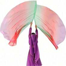 140*140cm Dance Flag Worship Flag Honor Guard Flag Praise Dance Church Worship Flag With Telescopic Stick Outdoor Flag - Multicolor - View 3