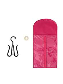 1pc Non-Woven Cloth Zipper Wig Bag, Multi-Color Dust-Proof Wig Carrying Case Portable Wig Storage Bag