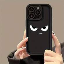 1 件渐变彩绘精灵醒目楼梯愤怒面孔软手机壳，适用于 16、16pm、Infinix Smart 7、Spark Go 2024、Infinix Hot 40/40PRO/SPARK 20 PRO、Galaxy S25 Ultra 防水防震防摔防刮 - 黑色 - 查看 1