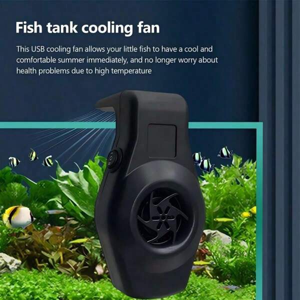 Powerful Fish Tanks Cooling Fan Aquariums Reduce Heat Humidity USB Aquariums Air Fishtanks Accessories