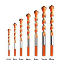 3-12mm Multifunctional Triangle Drill Bit Diamond Drill Set Ceramic Tile Concrete Brick Wood Glass Punching Hole Saw Metal Dril