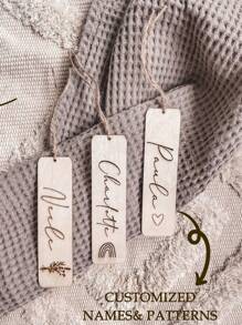 个性化木质书签礼品创意，可定制任何名字，学生奖励礼物，毕业礼物/学生礼物，书签，派对礼品袋，婚礼木质宾客礼物，婚礼批量回礼，新娘送礼会回礼，圣诞节礼品用品