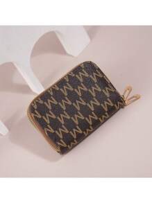 Women's Vintage Patchwork Short Wallet 2025 New Minimalist Design Large Capacity Multi-Function Leather Coin Purse For Women Wallet Mini Wallet Purse Wallet Card Wallet - Coffee Brown - View 4