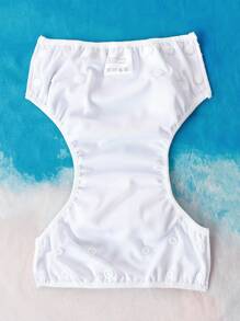 Set de 3 pañales de natación para bebés de secado rápido con malla interior lavable, pantalones de pañal de natación de verano