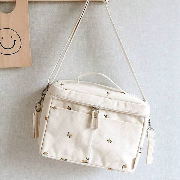 Ins Style Insulated Lunch Bag, Can Be Hung On Baby Stroller, Portable Breast Milk Storage Cooler Pack, Multi-Functional Thermal Bag, Summer Outdoor Bags For Food, Picnic Camping Bags