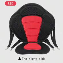 1 件豪华可调节充气皮划艇座椅靠背，舒适的腰部支撑垫，适用于皮划艇、冲浪板、男女通用，带小背包存储空间、沙滩必需品、沙滩配件、泳池浮板