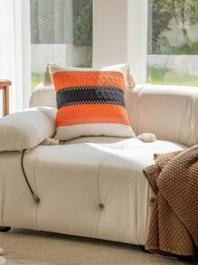 1 件時尚簡約灰色靠墊套