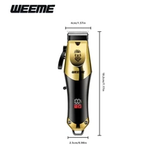 WEEME 3-Piece Professional Gold-Color Men's Grooming Kit: Electric Shaver And Trimmer Combo, Precise Haircut And Shave, Stylish Gold Design, Suitable For Hair, Beard And Face Trimming, USB Rechargeable, Powerful Battery, Lightweight And Convenient For Home And Travel, Ideal Personal Care Tool And Gift
