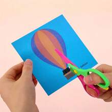 100/120pcs Funny Paper Cutting Arts And Crafts Kit, Includes Scissors, Paper Art Activity Set School Supplies, Back To School