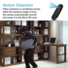 Enregistreur HD 1080P avec clip magnétique, caméra portable extérieure pour la  professionnelle et domestique, appareil d'enregistrement de bureau compact et pratique, mini caméra noire en forme de pois avec enregistrement circulaire, charge pendant l'enregistrement, détection de mouvement, objectif grand angle de 90°, enregistrement audio et vidéo séparé, caméra de surveillance