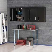 Prep & Work Table Open Base Stainless Steel Work Table For Laundry Room Silver - 1 - View 5