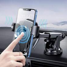 3 szt./zestaw uchwyt samochodowy na telefon z przyssawką i klamrą wylotu powietrza, odporny na wstrząsy i wodoodporny regulowany zestaw uchwytów na telefon