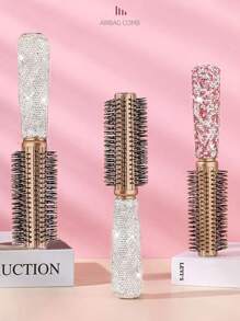 Luxury Rhinestone-Encrusted Women's Air Cushion Comb, Straight Hair Comb, Curling Iron, Curling Comb, Scalpager Comb, Lavish Rhinestone-Encrusted Long-Handled Air Cushion Comb, A Gentle Scalp Massager Comb Gifts Friends, Mother's Day Gifts, Birthday Gifts., Hair Brush, Comb, Hair Tools, Hair Products And Accessories For Barber Salon Beauty Travel Essentials,Back To School,Travel Holiday Essentials,Hair Accessories For Women,Brush,Hair Brushes,Edge Brush,Brush Hair,Hair Comb,Comb Hair,Detangling Brush,Ball Brush,Mini Hair Brush,Hair Brush Set,Wooden Comb,Hair Brush, Brush, Comb, Slick Back Brush, Hairbrush, Edge Brush, Brush Hair, Hair Comb, Hair Brush Set, Comb Hair, Mini Hair Brush, Detangling Brush, Hair Brushes,Hair, Accessories, Hair Products, Hair Tools, Hair Stuff, Hair Care, Curly Hair Brush, Barber, Barber Accessories, Hairdressing Equipment