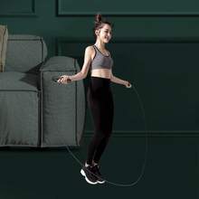 1 قطعة حبل قفز من الصلب بالأسود والأحمر، لا انزلاق، ماص للعرق، قابل للتنفس، بطول إجمالي 3 أمتار، قابل للتعديل، للبالغين والطلبة الرياضة، اللياقة البدنية، خسارة الوزن، تمارين حرق الدهون - أسود أحمر - مشاهدة 5