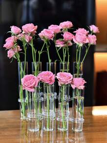 1 件玻璃试管花瓶，水培植物装饰，可折叠家居装饰品，花园装饰，花盆，户外装饰