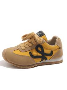 1 par de zapatos casuales y de moda, ligeros, con cierre de , convenientes para deportes al aire libre para niños