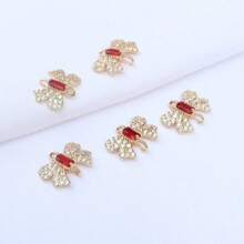 2pcs Bowknot Pendant DIY Jewelry Making Supplies For Necklace, Earrings, Hair Accessories - Multicolor - View 3