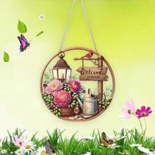 DIY Diamond Painting Kit - Red Empress, Acrylic Gem Art Pendant Set With Unique Shaped Diamond Drills, Suitable For Home Wall Decor, Crafts And Tools