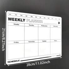 1 bảng lịch từ tính gắn tủ lạnh, bảng kế hoạch xóa khô, kế hoạch hàng tuần và hàng tháng, đồ dùng văn phòng, cao su, bảng ghi nhớ nhắc nhở dùng tại nhà và văn phòng, đồ dùng học tập, trở lại trường - Nhiều màu - Xem 16