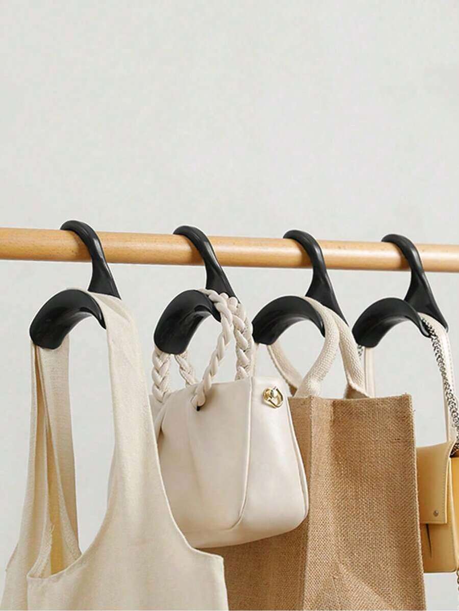 1/3/5pcs Bag Hook Hanger, Purse Hanger Hook Bag Rack Holder, Handbag Tote Hanger Organizer Storage, Wardrobe Hook Organizer, Closet Rod Hanger, Storage Organizer For Backpacks,Suitable For Bags, Caps, Scarfs And Other Accessories, Arch-Shaped Bracket, For Storing And Organizing Purses, Backpacks, Satchels, Crossovers Handbags Tote, Home Decor, Room Decor, Bedroom Wardrobe Decor. - Multicolor - View 1