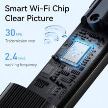 Aspoven Ear Wax Removal - Wireless WiFi Rechargeable Ear Cleaner, Hassle Instant Removes Ear Wax, 1080P HD Camera Lens & 8 Pcs Ear Set - For Daily Ear Pick,6 LED Lights 5 Types Of Ear Scoop Ear Tips Replacement(Black) - 白色基本款 - 查看 2