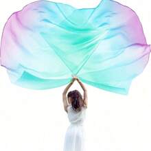 140*140cm Dance Flag Worship Flag Honor Guard Flag Praise Dance Church Worship Flag With Telescopic Stick Outdoor Flag - Multicolor - View 16