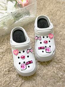 Sandalias de mujer con suela de EVA antideslizante, suave y gruesa, adecuadas para vacaciones, reuniones informales, interiores y exteriores, que brindan una experiencia de uso fascionable y cómoda - Blanco - Ver 3