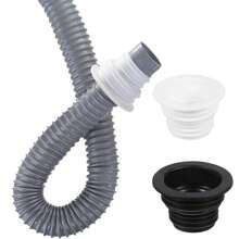 1 件排水管密封软管硅胶塞，硅胶密封塞厨房管道下水道密封圈洗衣机排水多用途管道连接器浴室厨房洗衣房家居浴室装饰秋季装饰返校 - 彩色 - 查看 2