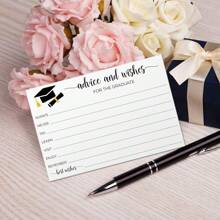 Done Advice And Wishes For The Graduate Cards,Graduation Decorations ForCollege, HighSchool, University Grad,Graduation Party Decor Games And Activities - Gray Graduation Card - View 3