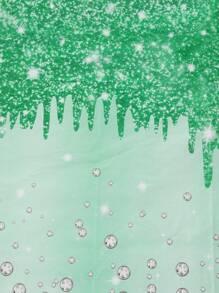 3 piezas de mantel desechable, resistente al agua y a las manchas de aceite, de 137 * 274 cm / 53,94 * 107,87 pulgadas, con patrón de diamante y dorado morado / verde, adecuado para fiestas temáticas y decoración diaria, se puede usar como telón de fondo