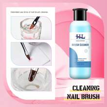 专业美甲笔清洁液 – 丙烯酸凝胶笔护理液，快速溶解凝胶，丙烯酸液体单体 – 丙烯酸按压式美甲完整清洁套装 - 彩色 - 查看 6