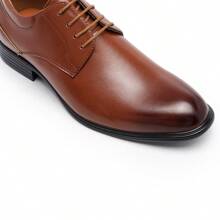 Pantofi casual de afaceri pentru bărbați, netezi, cu vârf ascuțit, cu șireturi, pantofi de rochie formali minimalisti de culoare uni, pentru toate anotimpurile