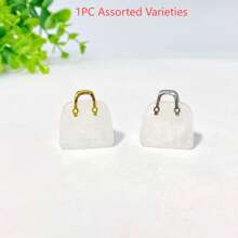 Random 1PC High Quality DIY Crystal Bag Carving, Loose Gemstones, Amazing Gift For Craft Lovers, Gemstone Jewelry, Glitter, Birthday Gift, Women Gift, Valentine's Day Gift, Easter Gift.