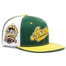 1 szt. męska czapka hip-hopowa z haftem ACUSA Color Blocking, modna zewnętrzna regulowana czapka baseballowa z ochroną przeciwsłoneczną na wiosnę i jesień, podróże, impreza na plaży