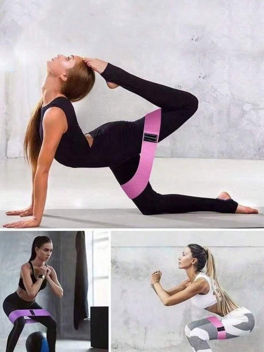 1/3 szt. elastycznych taśm oporowych do treningu pośladków, nóg i bioder - paski na pośladki o wysokim oporze do przysiadów, domowej siłowni i treningu - wytrzymałe taśmy fitness, sport, siłownia, ćwiczenia domowe, siłownia z paskami, taśmy oporowe