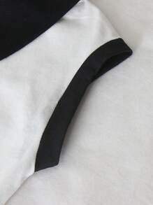 幼儿男孩/女孩夏季无袖 Polo 衫、印花背心 - 白色 - 查看 7