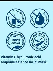 10 PCS HYALURONIC ACID MASKS - Blue - View 4