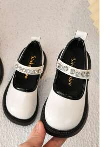 Mocassins style princesse élégants pour enfants, convenant pour toutes les saisons, chaussures adorables