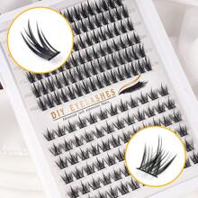 168Clusters False Eyelashes Natural Suitable For DIY Home Use Suitable For Gifts/Self-Use, Suitable For Beginners/Professionals, Suitable For Daily, Party, Stage, Evening Makeup, Suitable For Women's Day/Valentine's Day/Music Festival/Christmas/Christmas Eve/Thanksgiving Gift